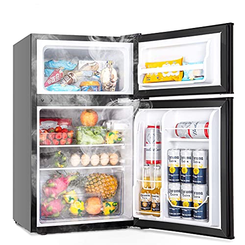 Euhomy Mini Refrigerator With Freezer, 3.2 Cu.Ft - Image 7