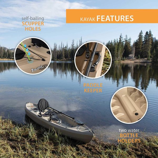 Lifetime 90806 Tamarack Angler 100 Fishing Kayak C 2 Pack (Paddles Included) - Image 7