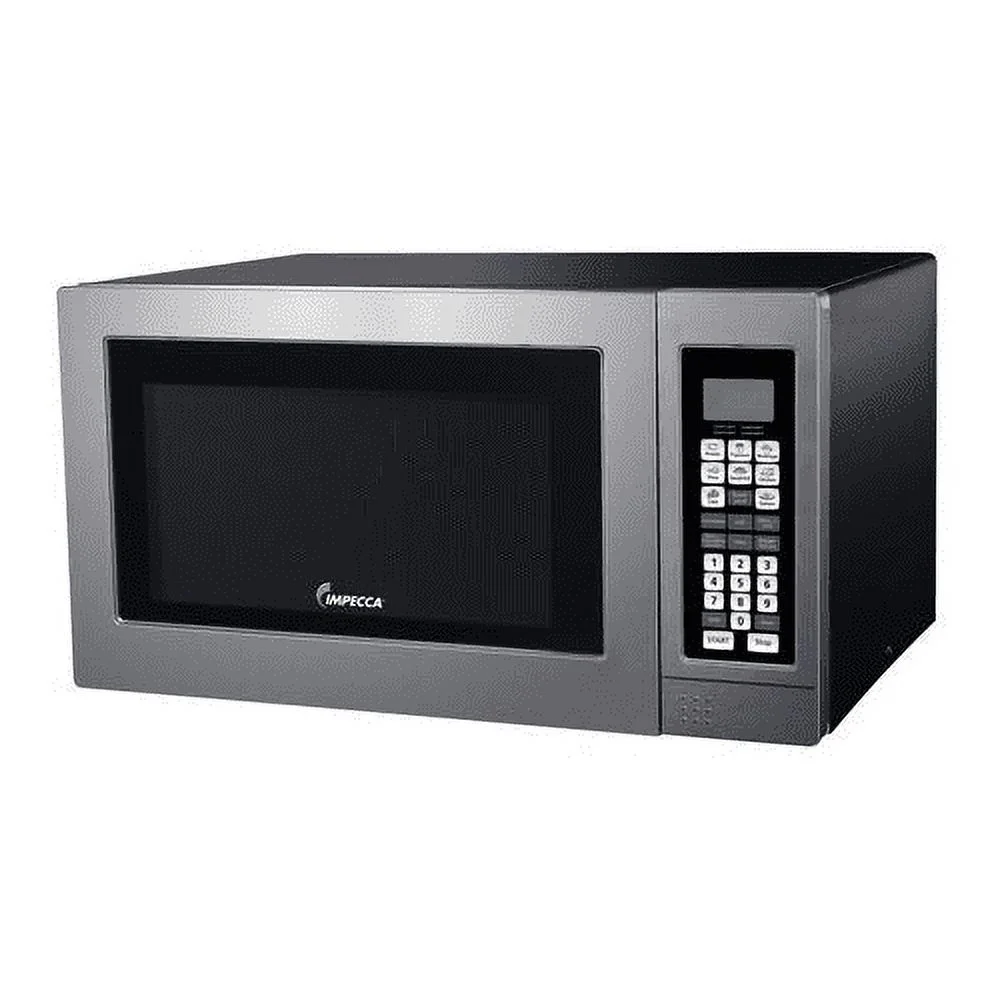 Impecca Countertop Microwave Oven 1.2 cu. ft., 1000 Watts, Stainless Steel - CM-1295ST