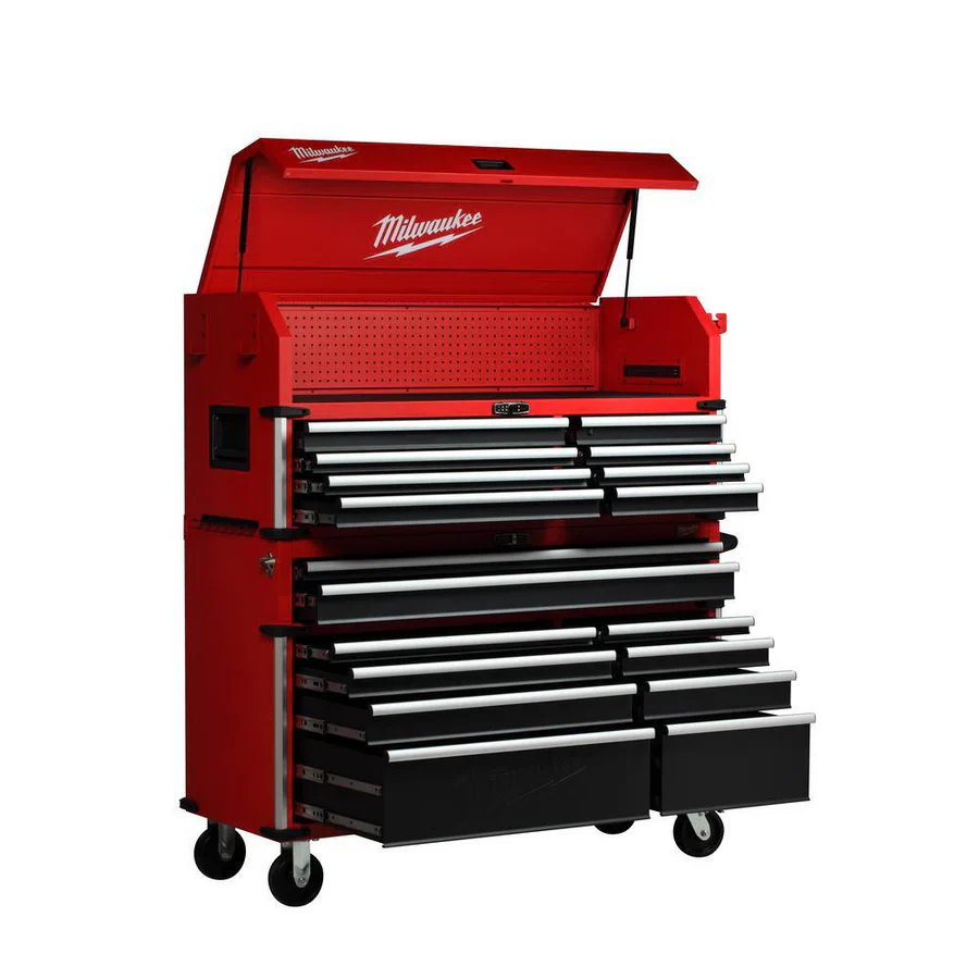 Milwaukee High Capacity 56 in. 18-Drawer Tool Chest and Cabinet Combo - Image 4