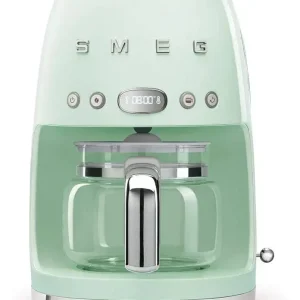 Smeg 50's Retro Style Drip Filter Coffee Machine, 10 Cups, Pastel Green