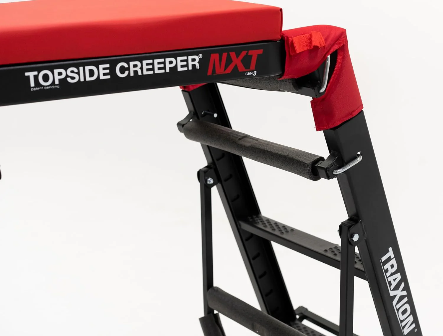 Traxion 3-200 NXT Foldable Topside Engine Creeper, Black - Image 2