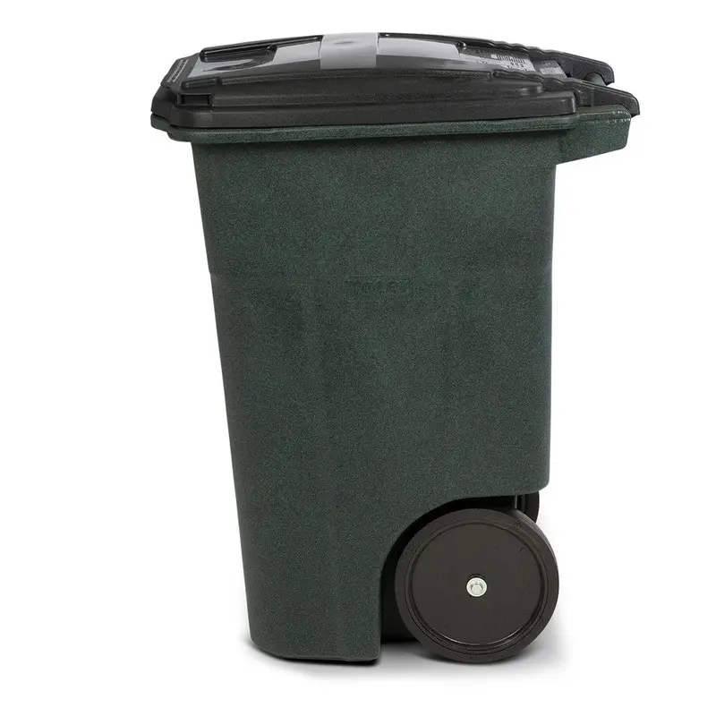Toter 48 Gallon Trash Can With Smooth Wheels And Lid - ANA48-51406 - Image 6