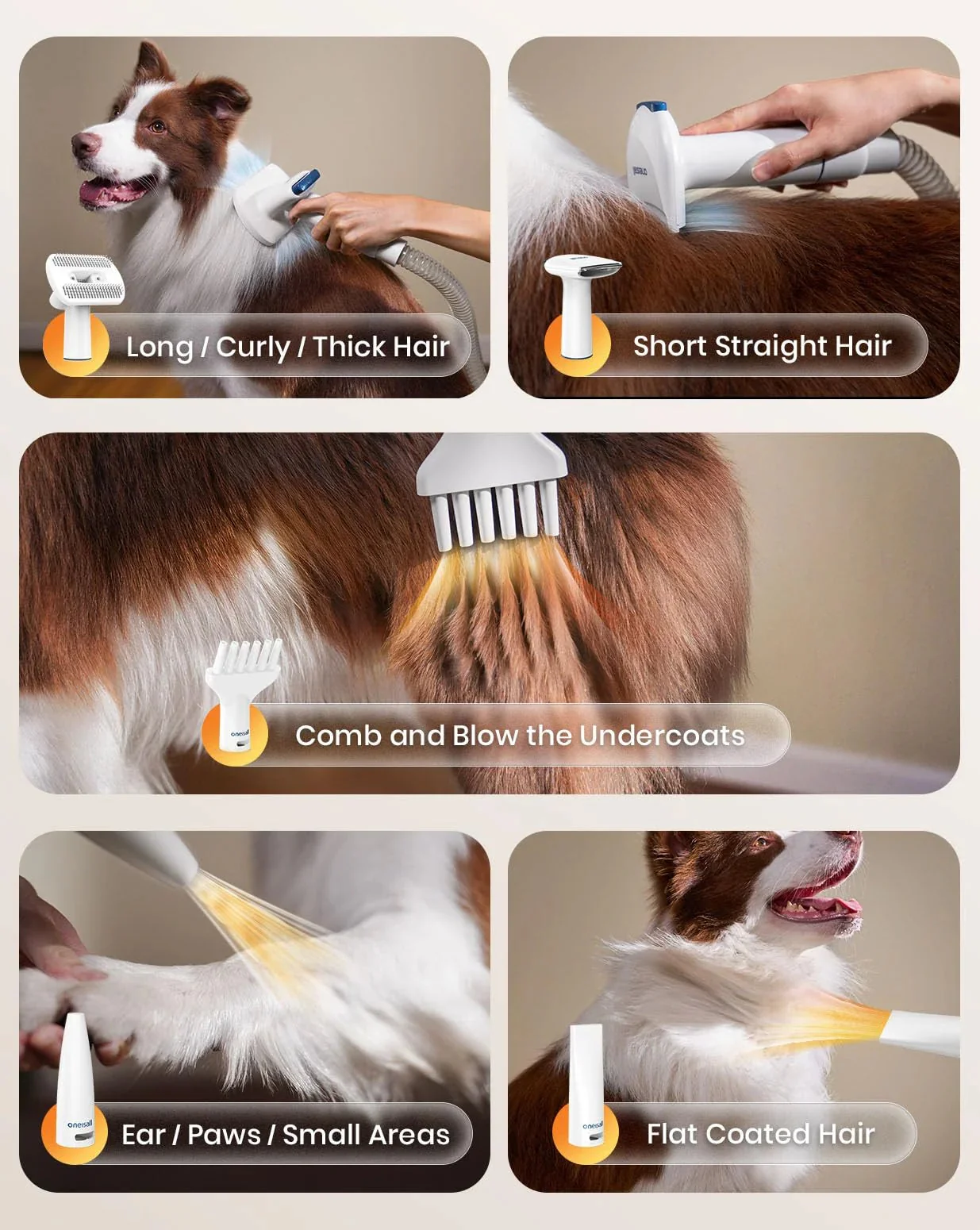 8-In-1 Dog Grooming Vacuum And Dryer Kit - Image 5