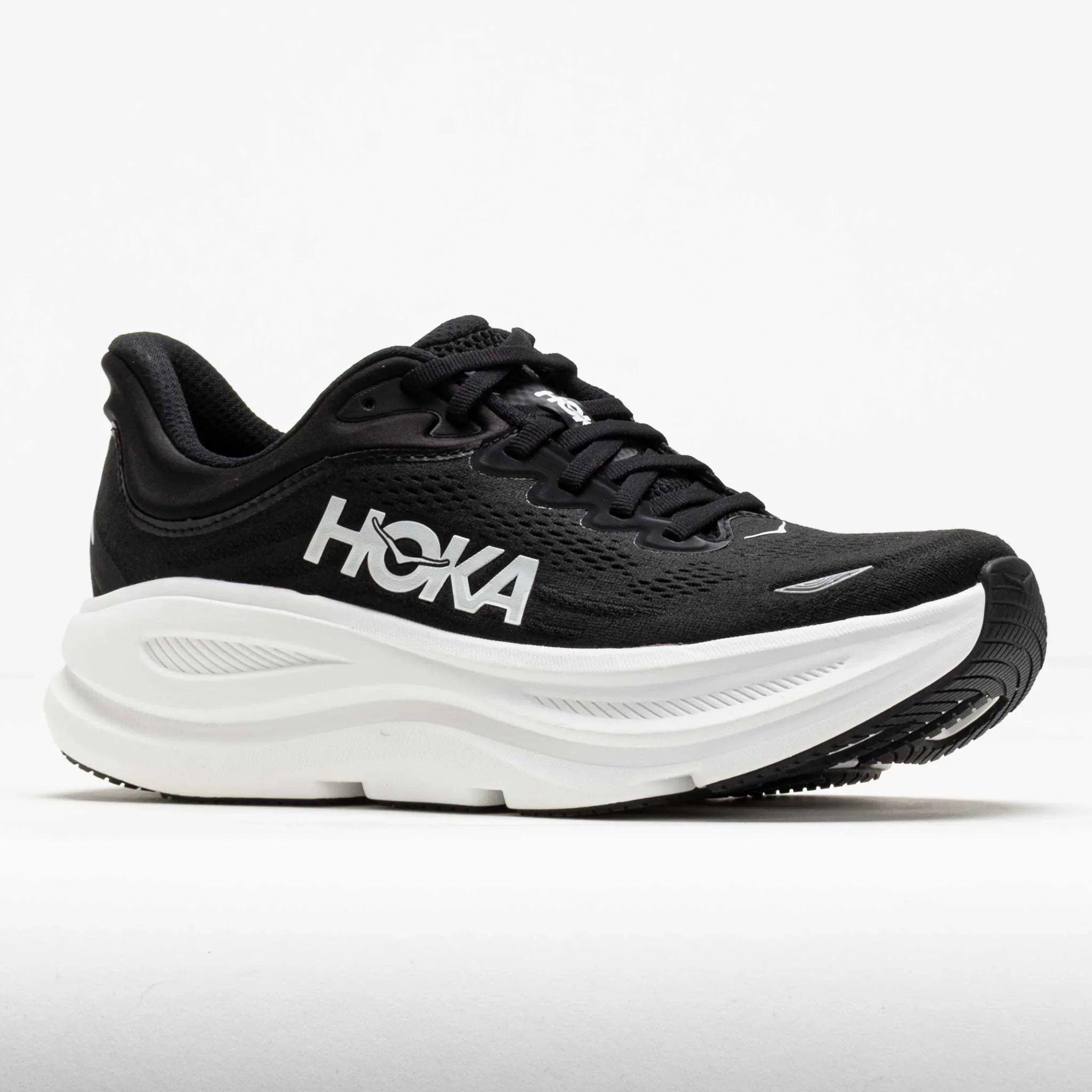 Bondi 9 Women's Running Shoes, Black/White - Image 5