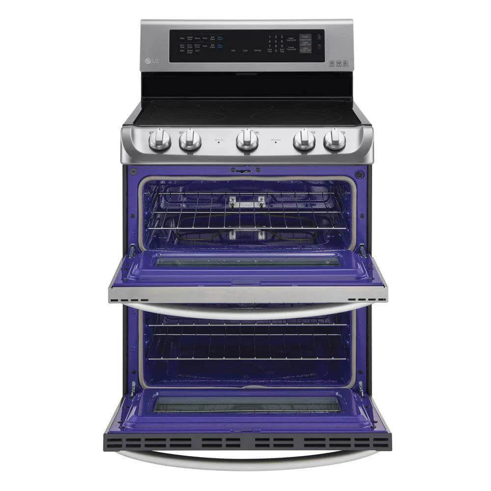 LG Double Oven Stainless Steel Electric Range, 7.3 Cu. Ft. - LDE4413ST - Image 2
