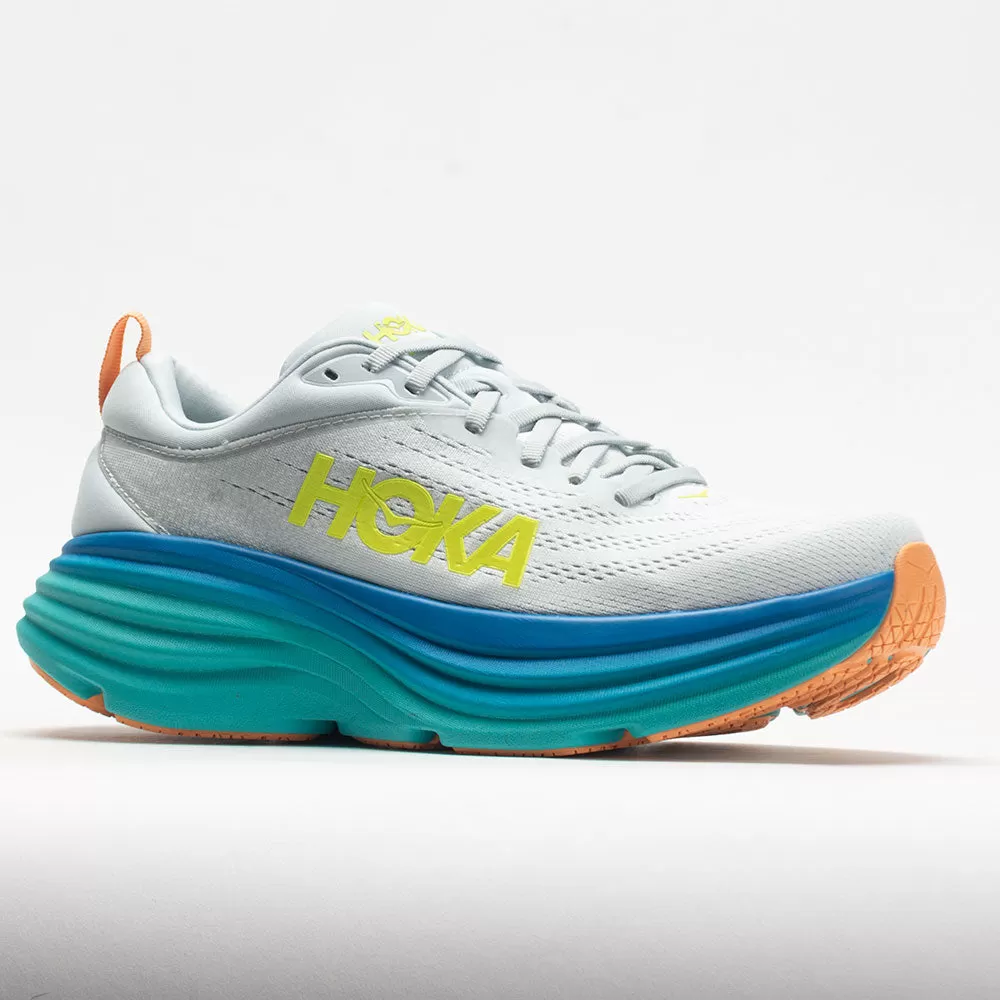 Men's Bondi 8 Running Shoes - Ice Flow/Bit of Blue - Image 5
