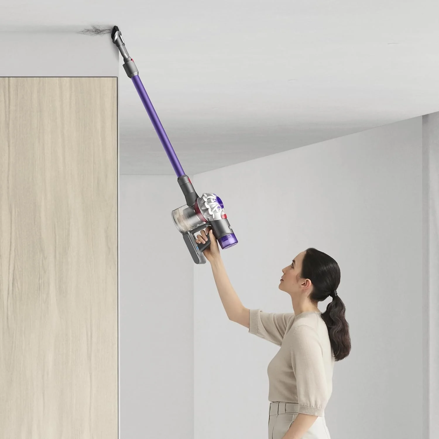 Dyson Cordless Stick Vacuum Cleaner, 0.14 Gallons, Silver/Nickel - V8 SV25 - Image 16