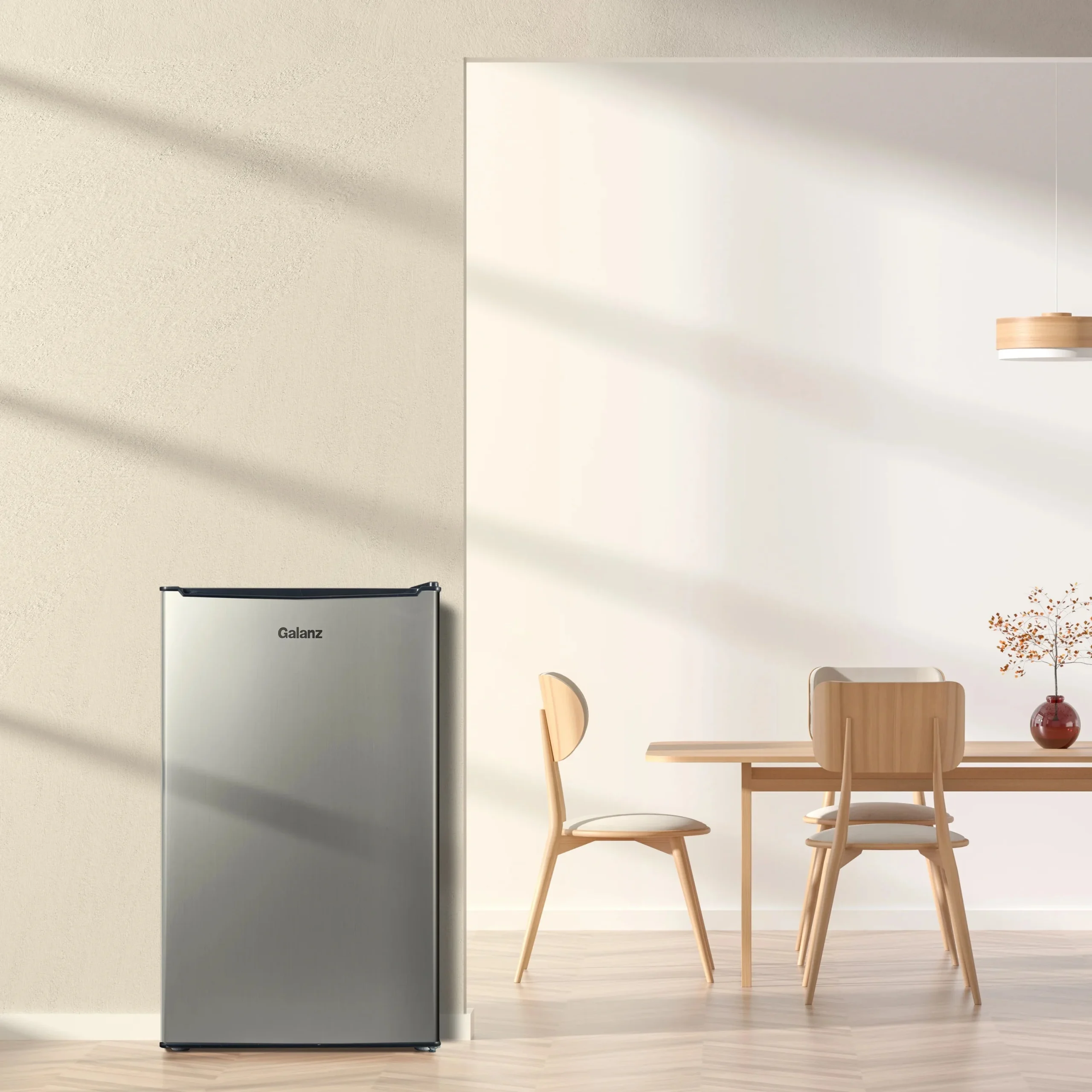 Galanz 3.3 Cu Ft One Door Mini Fridge, Black - Image 16