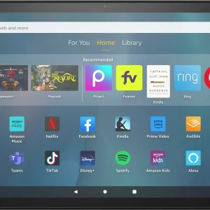 Amazon – Fire Max 11 tablet, vivid 11′′ display, octa core processor, 4 GB RAM, 14 hour battery life, 64 GB – Gray