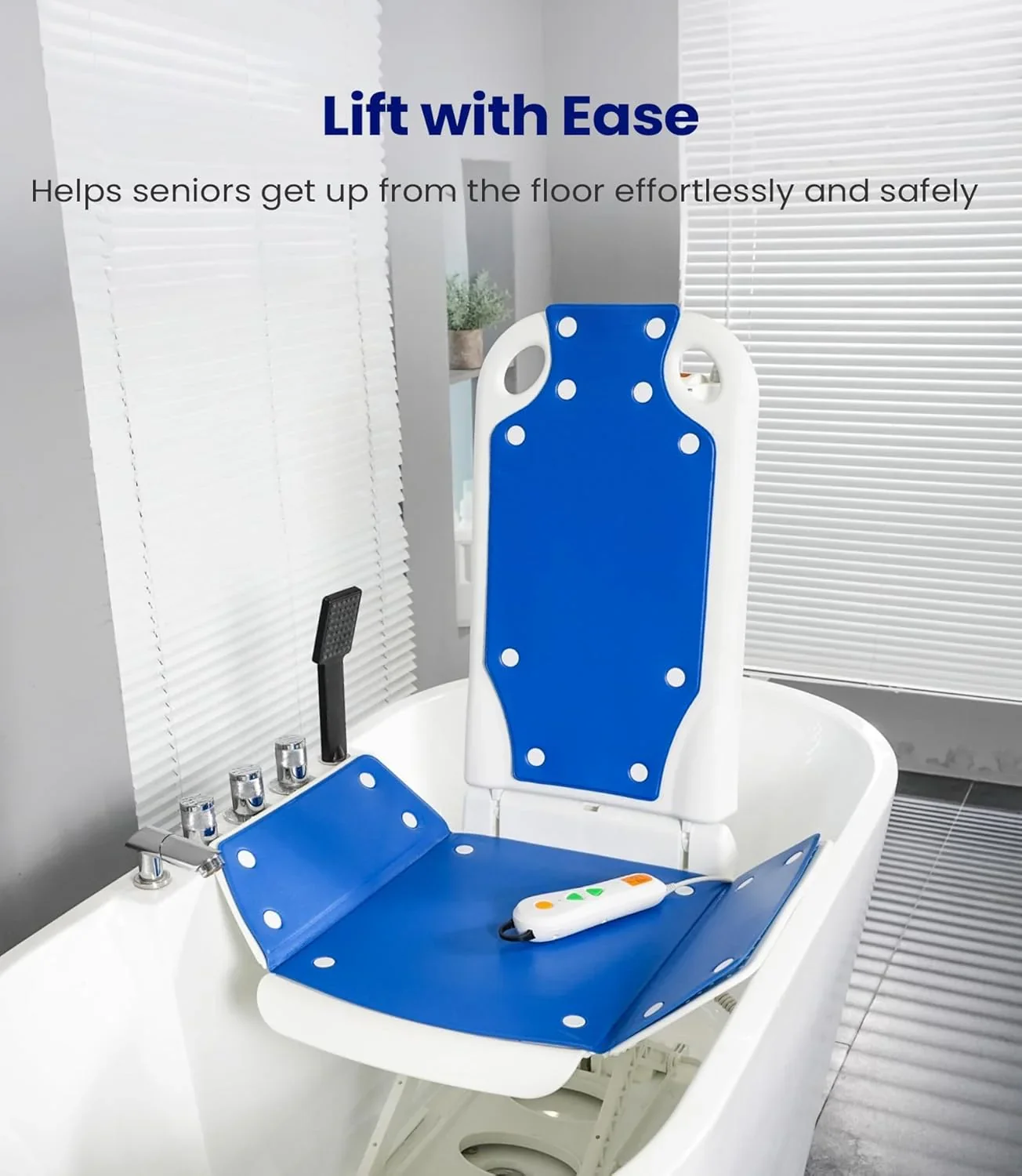 MAIDeSITe Electric Bath Lift Chair With Suction Cups, 300LBS Capacity - JC35M3 - Image 2