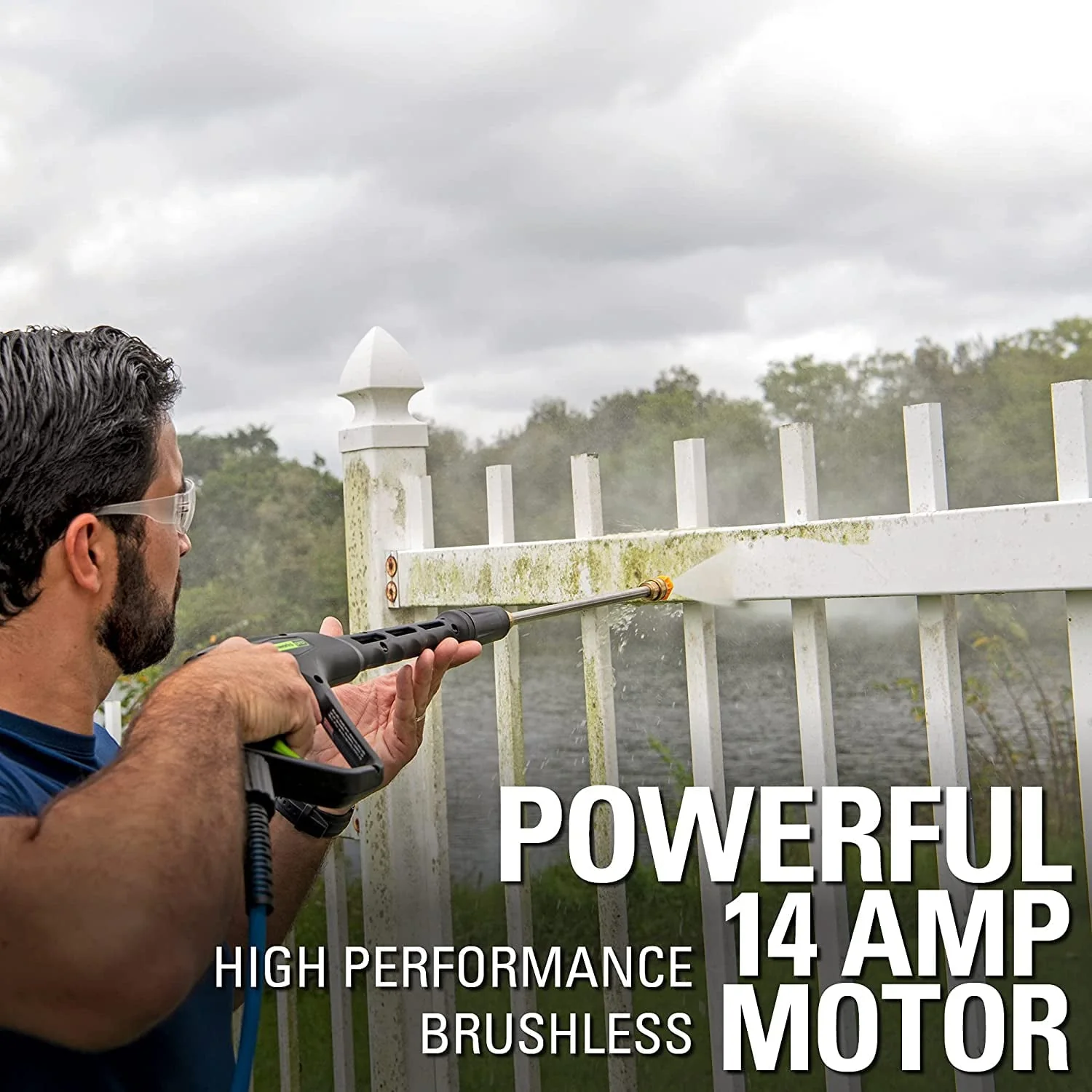 Greenworks 2300-PSI 14 Amp 2.3-GPM Brushless Pressure Washer GPW2300 5118002VT - Image 9