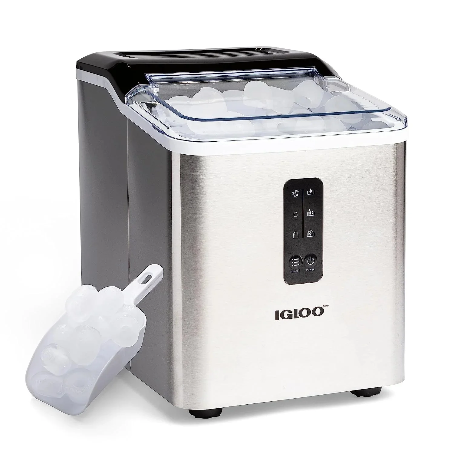 Igloo Self-Cleaning Countertop Ice Maker, 1.5 qt, 26 lbs/24 Hours, Aqua - Image 30