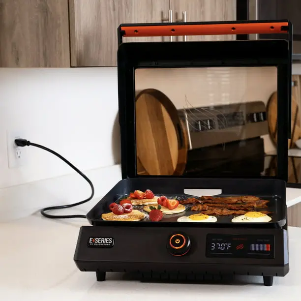 Blackstone E-Series 17-Inch Electric Tabletop Griddle With Hood - 238 Sq In - Image 7