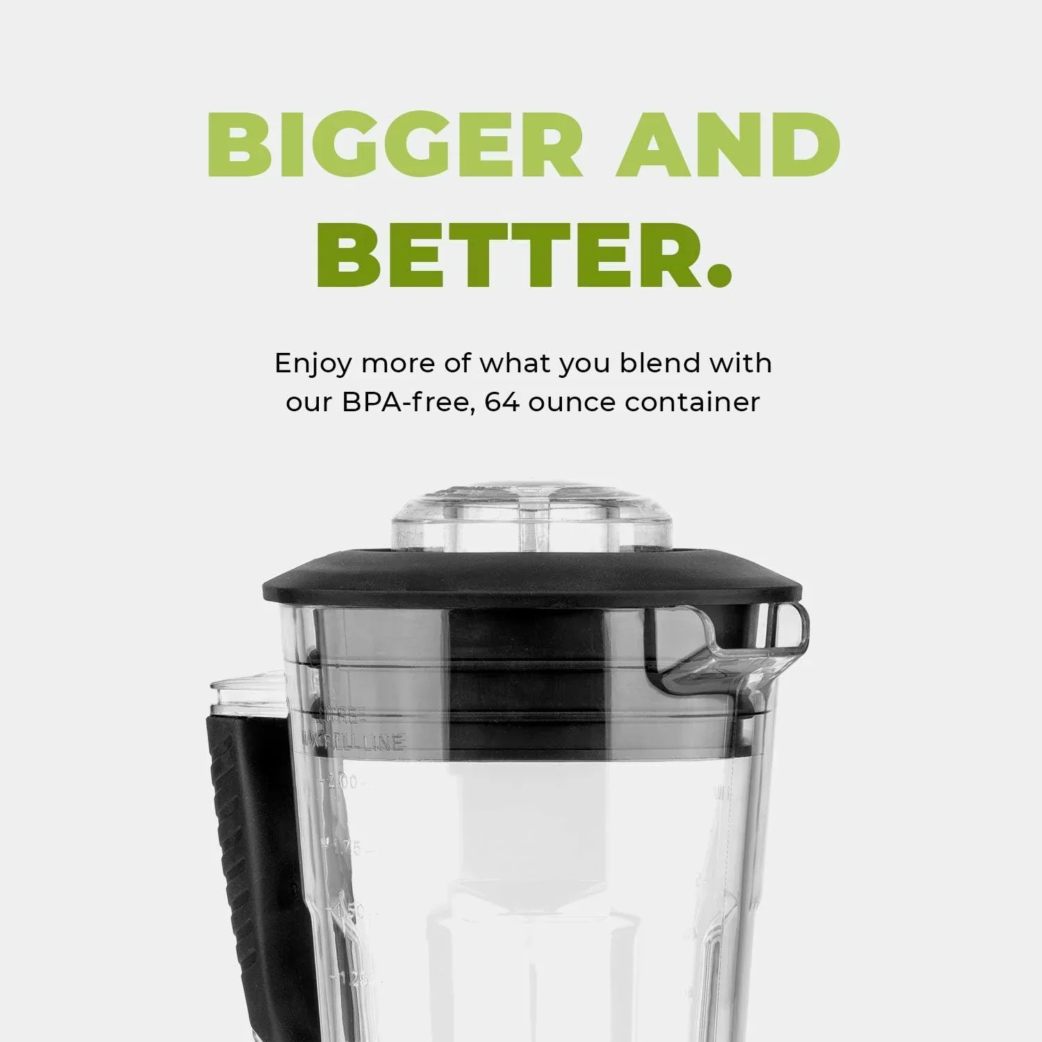 Cleanblend Commercial Countertop Blender 3 Horsepower 1800 Watt 64 Ounce - Image 5