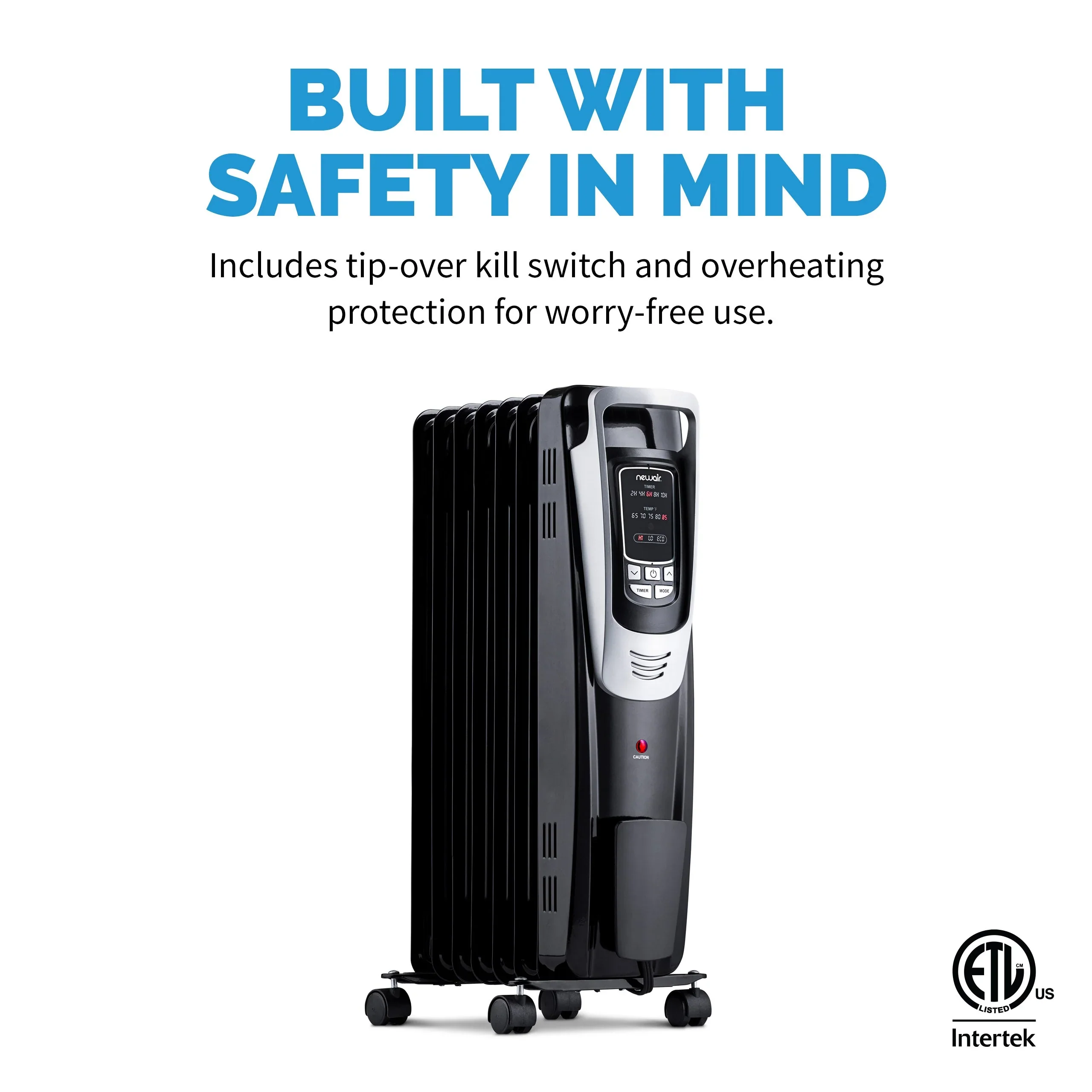 Newair Electric Oil-Filled Freestanding Space Heater, 162 sq. ft. - Image 3