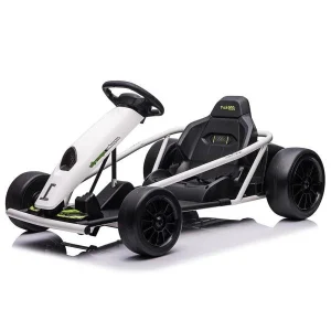 24V Electric Go-Kart for Kids Ages 8-12, Dual 300W Motors, 9Ah Battery