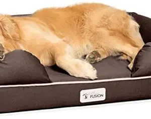 PetFusion Ultimate Orthopedic Dog Bed - Large, 50 x 40 x 13 in, 6-inch CertiPUR-US Memory Foam