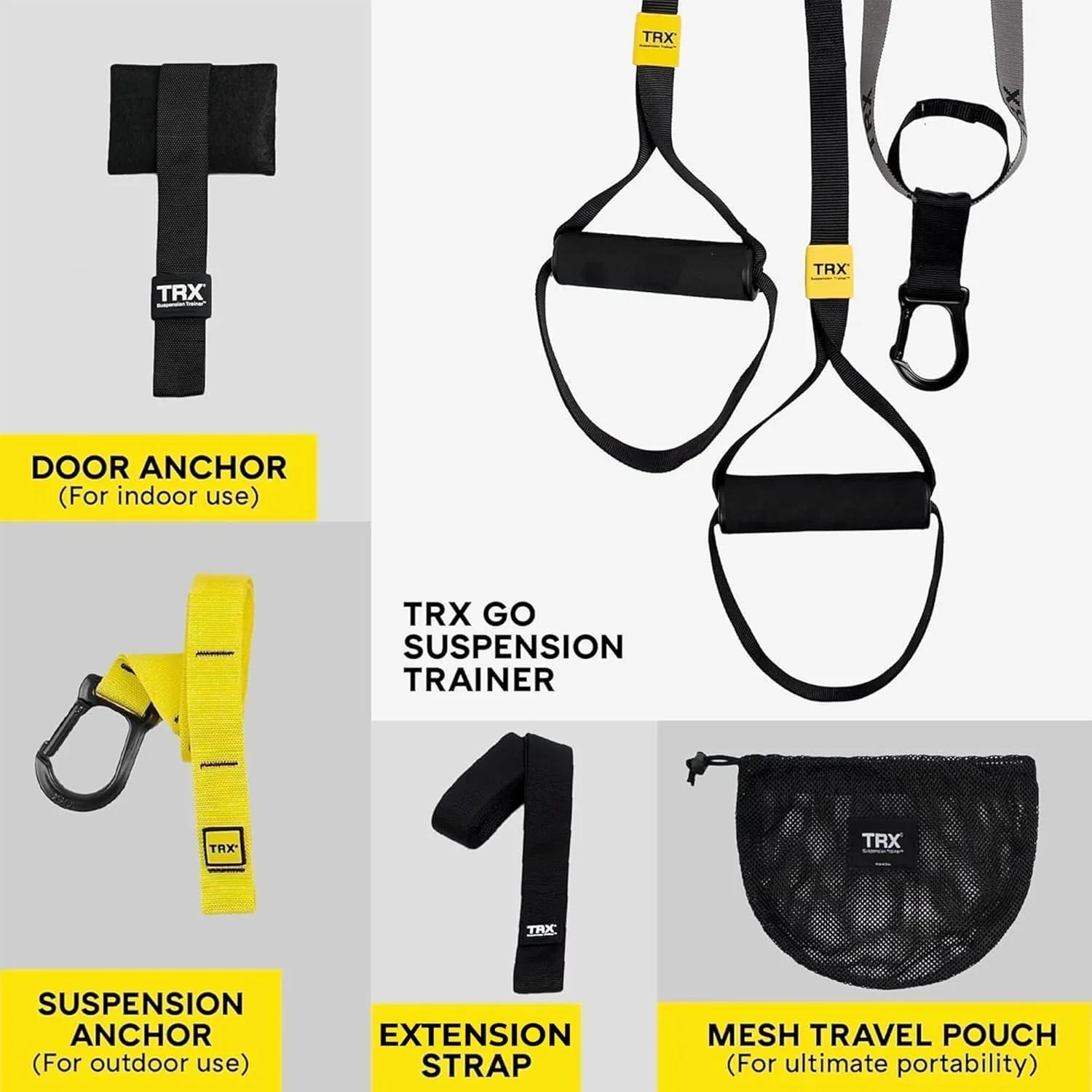 TRX GO Suspension Trainer, At Home, Portable Gym Workout, For Strength Training - Image 6