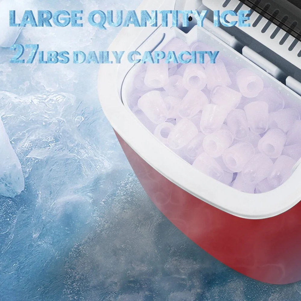 KISSAIR Portable Countertop Ice Maker, 26 lbs/24H - HZB-12/H - Image 2