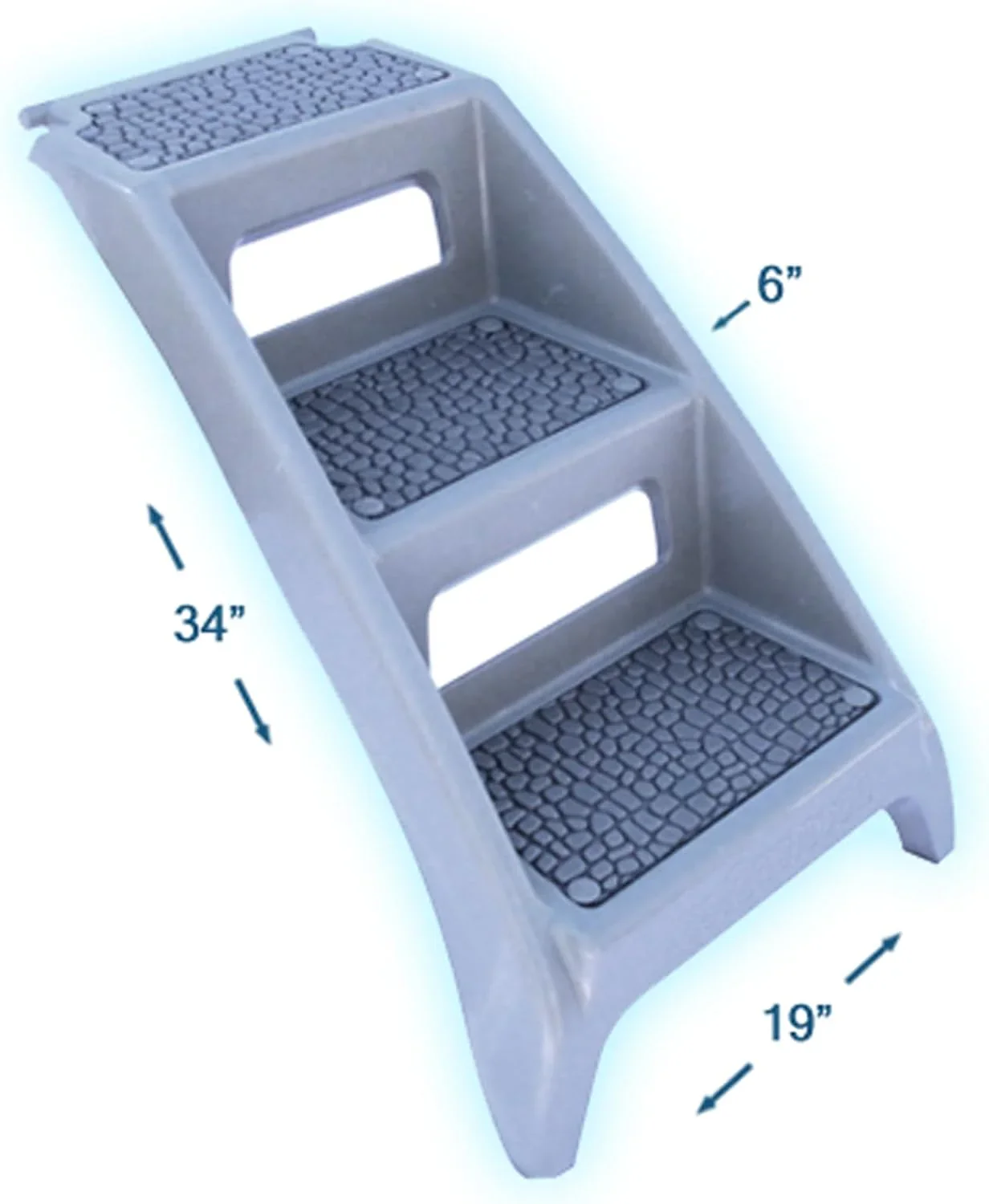 Booster Bath Large Elevated Pet Bathing Tub With Teal Steps Combo - 45 in x 21.25 in x 15 in - Image 15