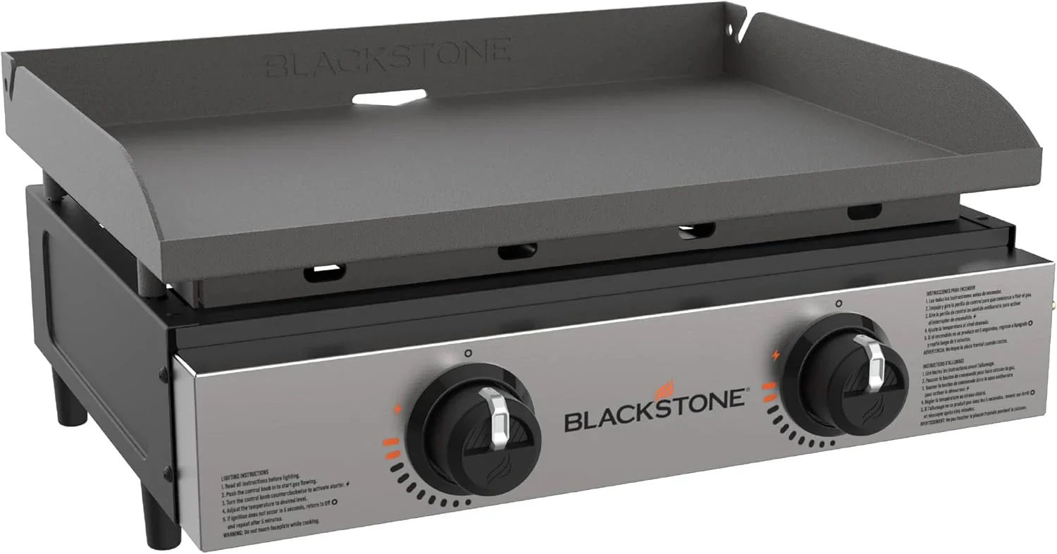 Blackstone 1666 22” Tabletop Griddle with Stainless Steel Faceplate, Powder Coated Steel, Black - Image 21