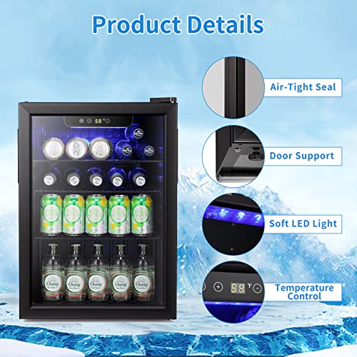 Antarctic Star 2.6 Cu.Ft 95 Can Beverage Refrigerator - Image 5