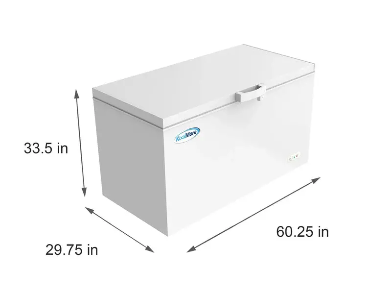 KoolMore Commercial Chest Freezer, 60 In, 16 Cu. Ft - Image 3