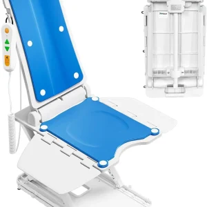 PPOLB Electric Chair Lift For Elderly, 308 lbs Support, Waterproof, Foldable
