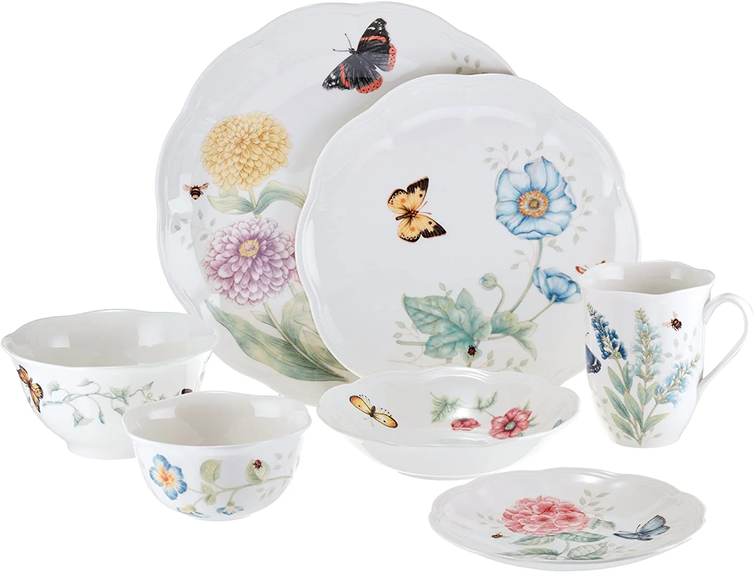 28 Piece Butterfly Meadow Classic Dinnerware Set - Image 5