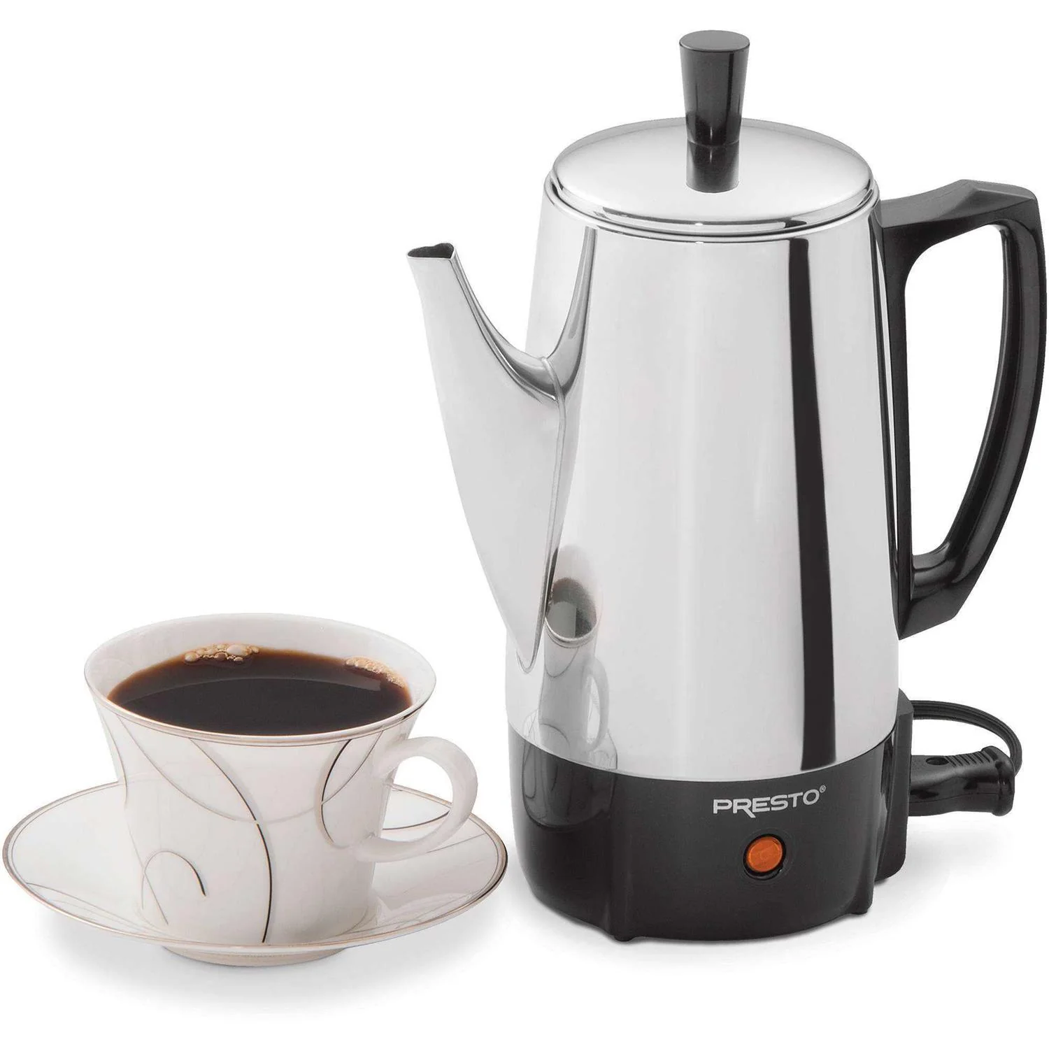 Presto Stainless Steel Percolator Coffee Maker, 6-Cup - 02822 - Image 2