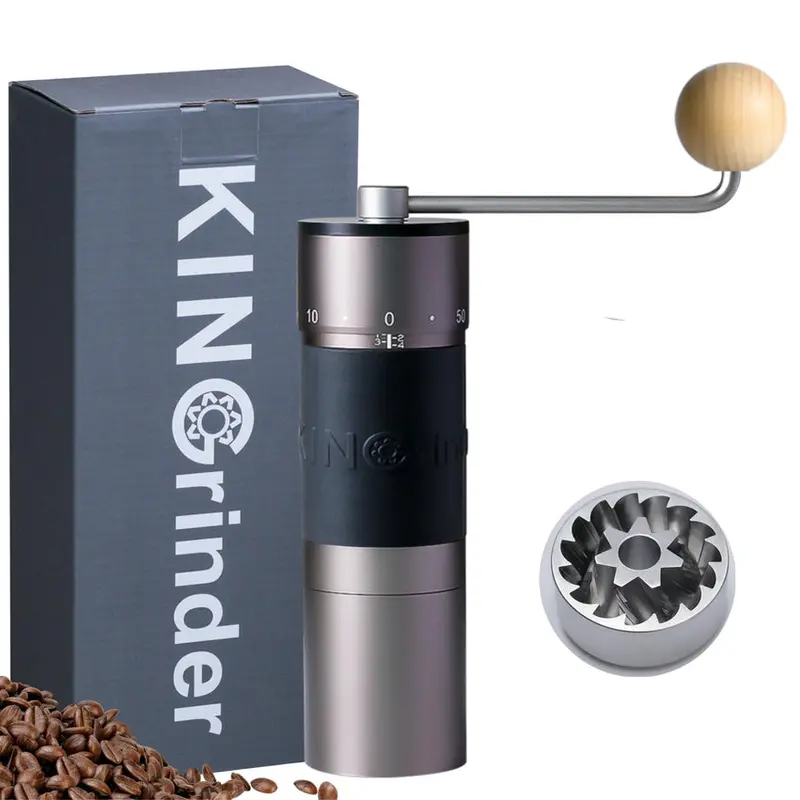 KINGrinder Manual Coffee Grinder K6 With Straight Handle - K6 - Image 3