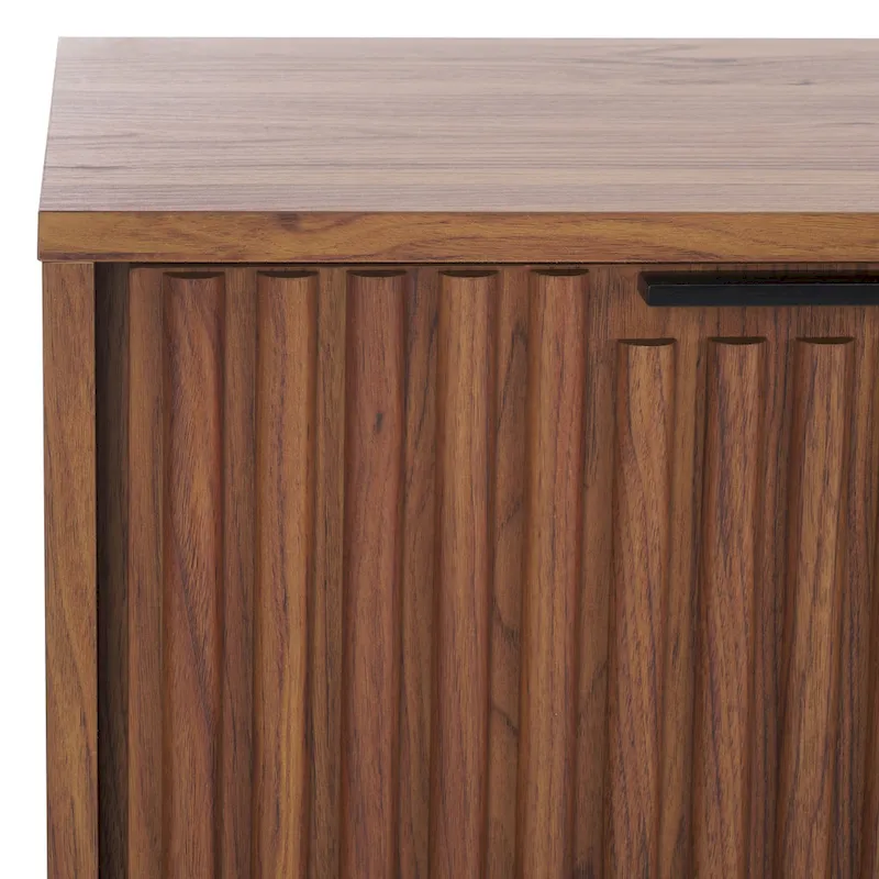 SAFAVIEH Deandra 4-Door Media Stand for Entertainment - Accommodates Up to 65-Inch Flat Screen TV - Dimensions: 60.8" W x 17.7" D x 24.6" H - Image 19