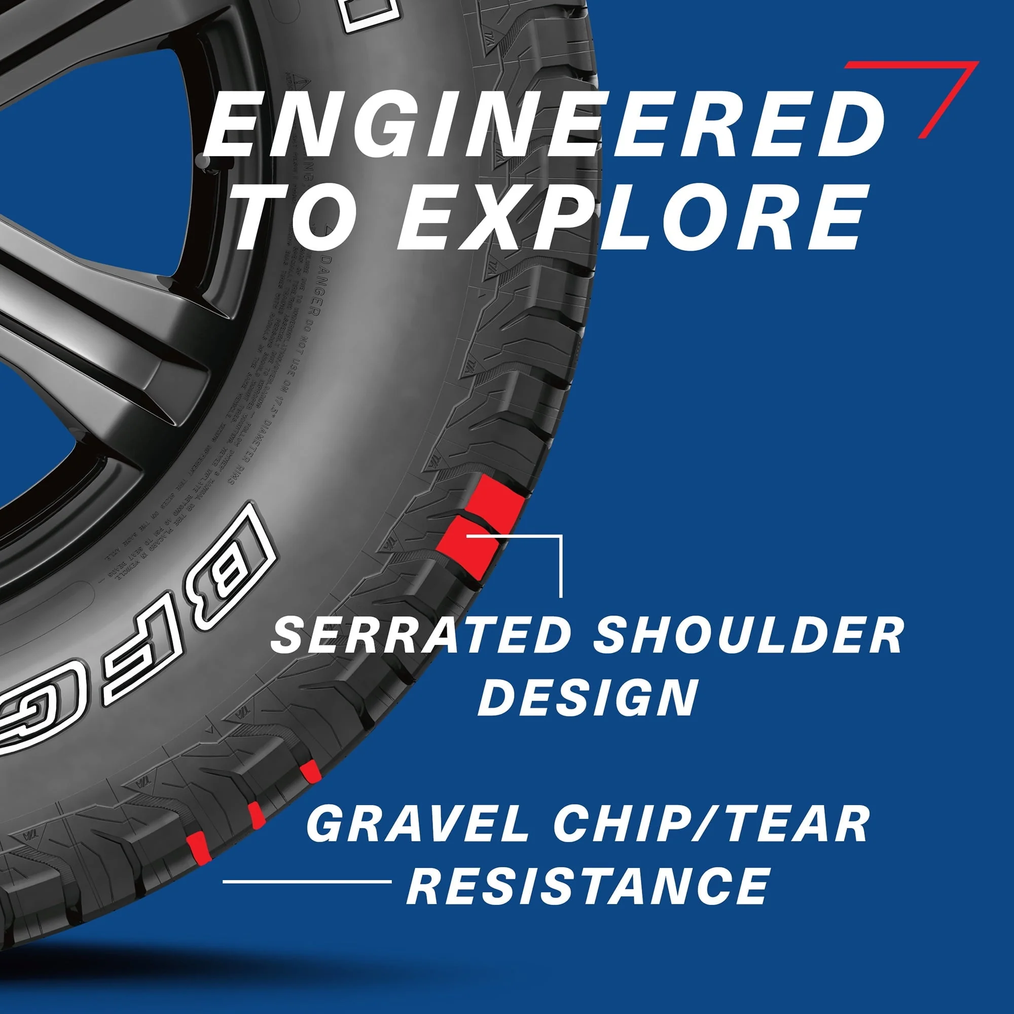 Full season T/A 275/60R20 115T tires - Image 3