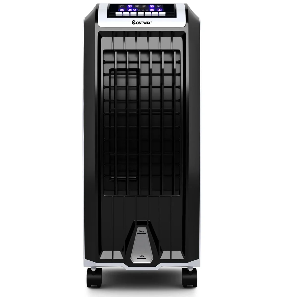 Costway Portable Evaporative Air Cooler Fan With Remote Control - 6.5L, White + Black - Image 12