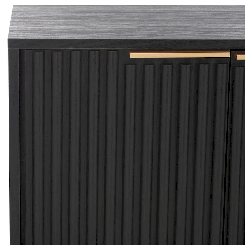 SAFAVIEH Deandra 4-Door Media Stand for Entertainment - Accommodates Up to 65-Inch Flat Screen TV - Dimensions: 60.8" W x 17.7" D x 24.6" H - Image 49