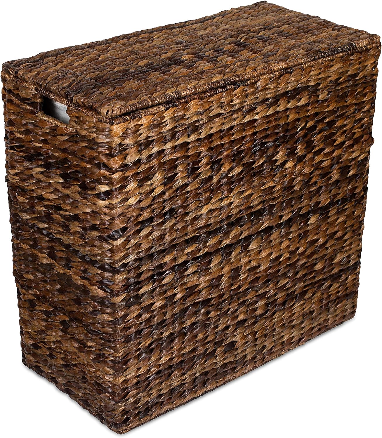 Sofia + Sam Oversized Divided Seagrass Hamper With 2 Canvas Liners, 28 x 14 x 27 Inches - 4602 - Image 17