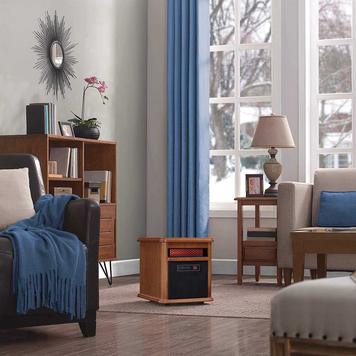 Duraflame Portable Electric Infrared Quartz Heater, 1,000 sq ft, 5,200 BTUs - Image 4