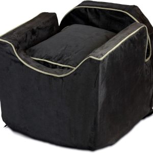 Dog Booster Car Seat For Small Dogs 5-15 lbs, 17H x 15W x 19L in - Lookout I