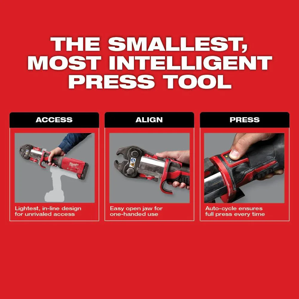 Milwaukee M18 FORCE LOGIC crimping tool with ONE-KEY and 1/2 - Image 7