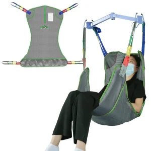EZ Assistive Full Body Patient Lift Sling - Mesh Fabric, 500 lb, Sizes S/M/L