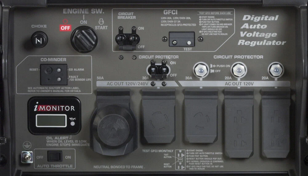 10,000W Industrial Portable Generator with CO Monitoring - Model EB10000G - Image 4