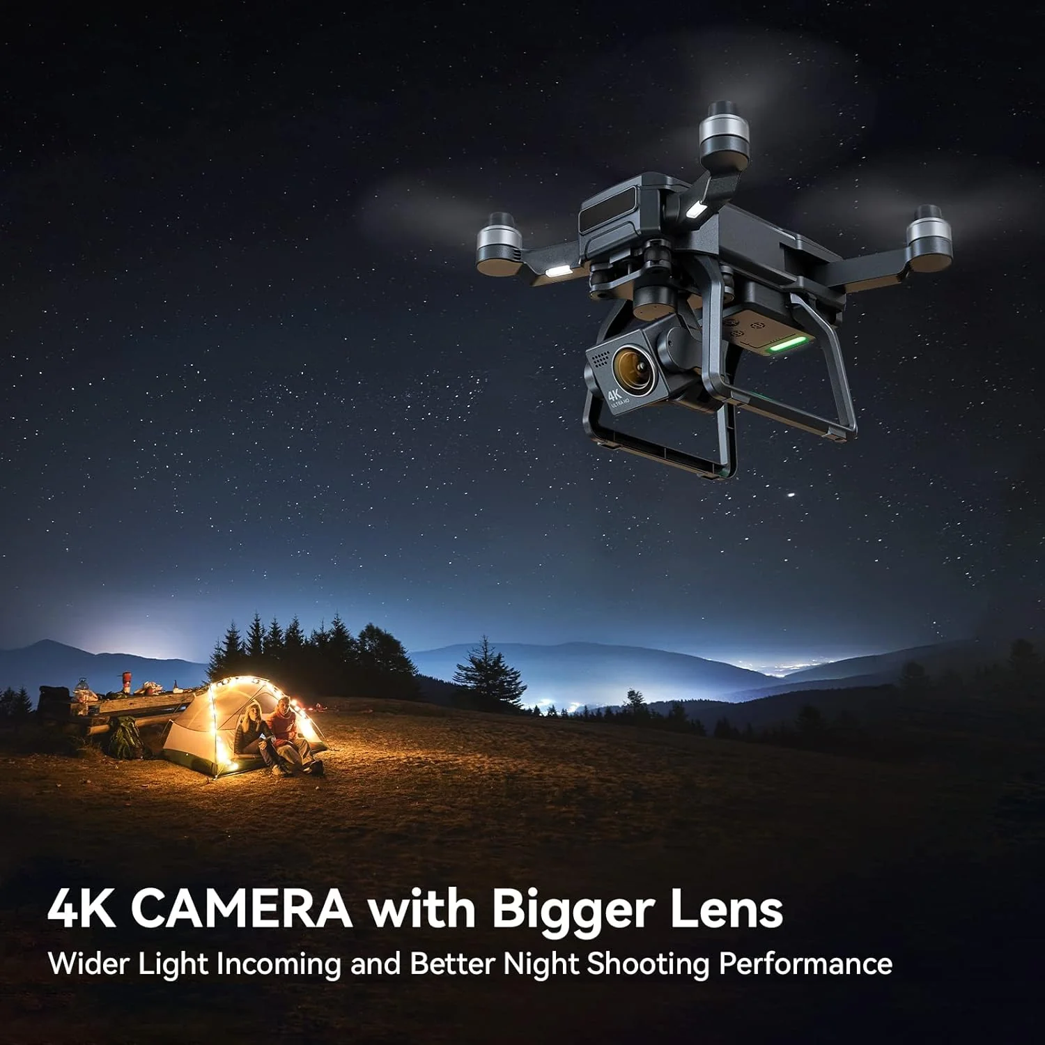 GPS Drones with Camera for Adults 4K Night Vision, 3-Aix Gimbal, 2Mile Long Range, 75Mins Flight Time Professional Drone with 3 Battery, Auto Return+Follow Me+Fly Around+Beginner Mode for Kid - Image 5