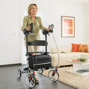 Heavy Duty Standing Upright Rollator Senior Walker