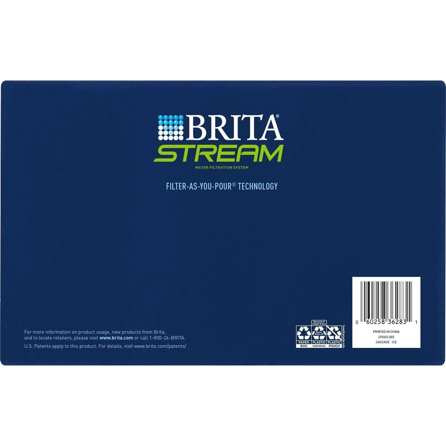 Brita Stream Rapids Water Pitcher 12-Cup - Image 5
