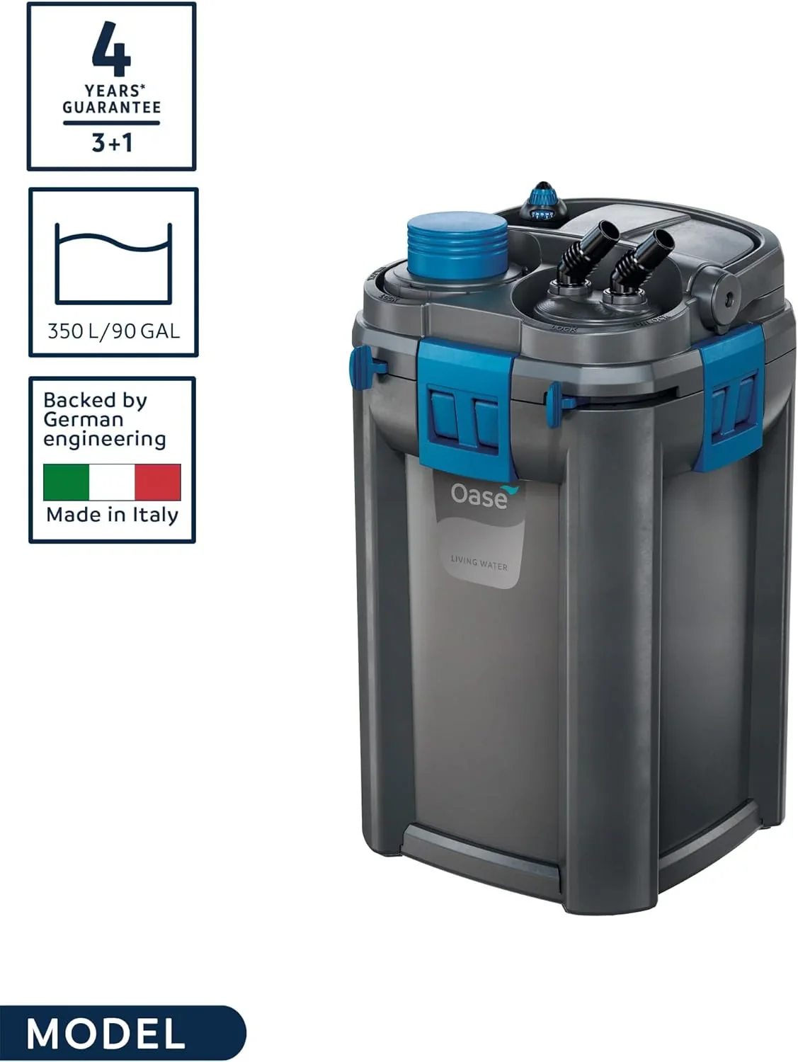 OASE BioMaster Thermo 250 Aquarium Filter, Black - Image 2