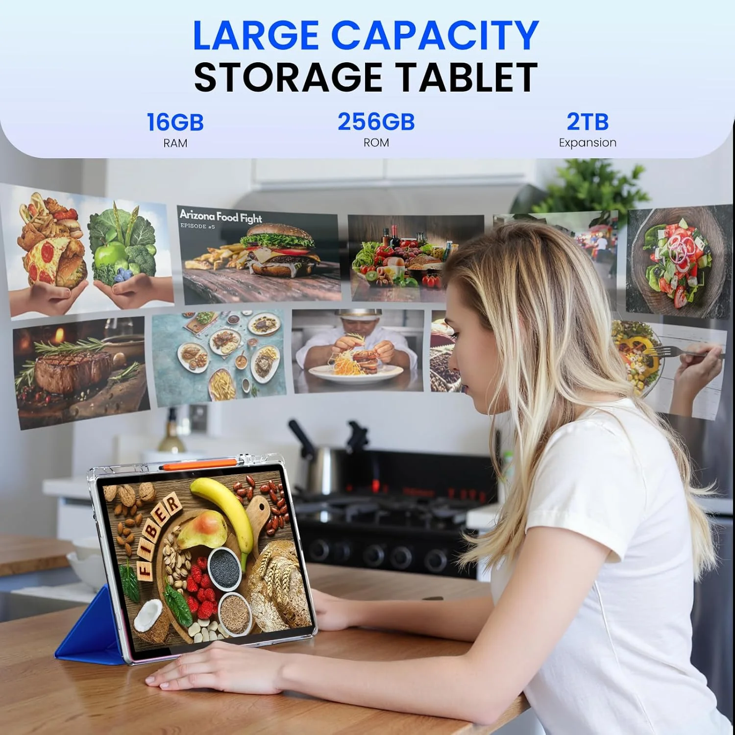 14 Inch Android Tablet 16GB RAM 256GB ROM 4G LTE - Image 5