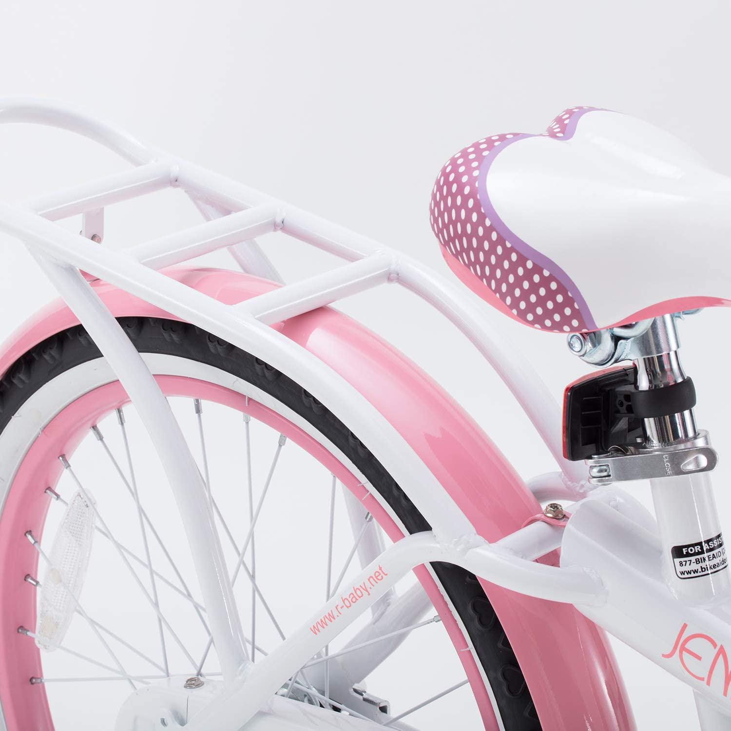 Royalbaby Jenny Princess 20 inch Girl-s Bicycle. White & Pink - Image 11