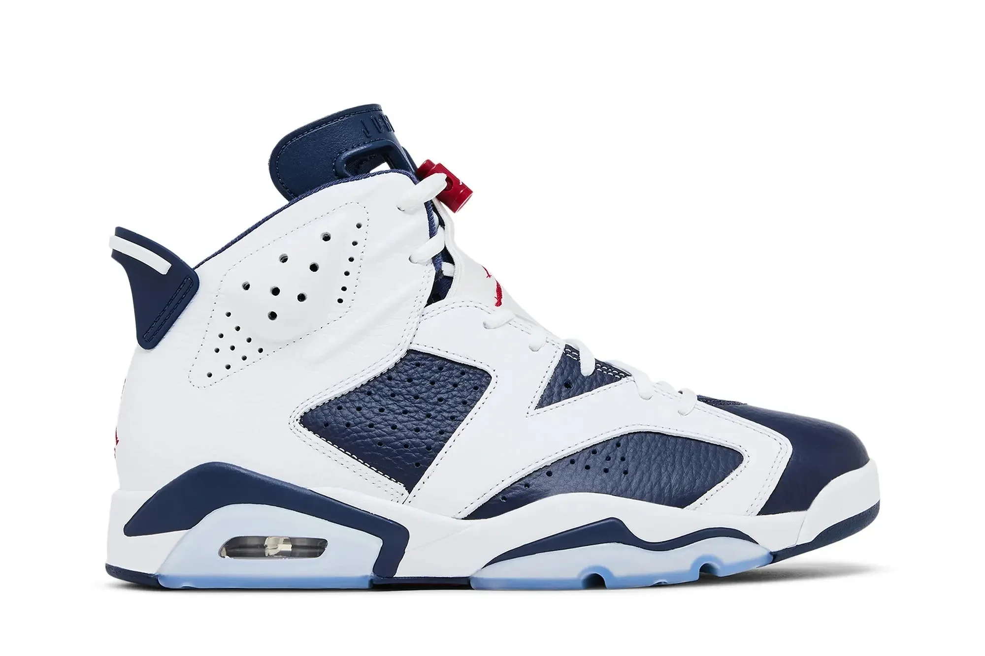 Jordan Air Jordan 6 Retro Olympic 2024 White/Varsity Red/Midnight Navy - CT8529 164 - Image 2