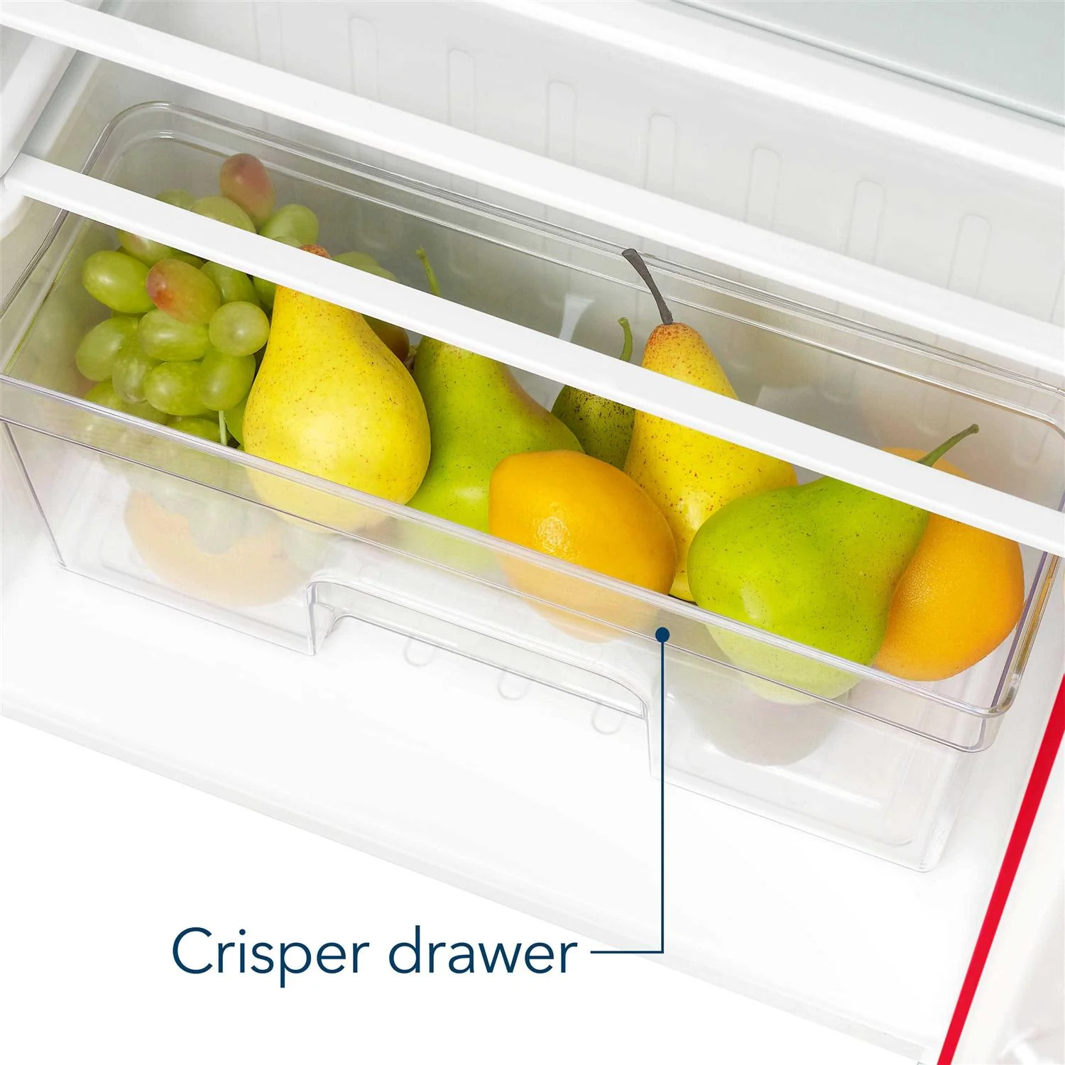 Insignia 4.5 Cu. Ft. Retro Mini Fridge With Top Freezer - NS-CFR45R3 - Image 4